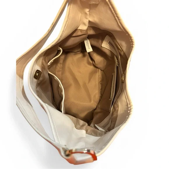 Liz Claiborne Cream Shoulder Bag - Picture 4 of 5